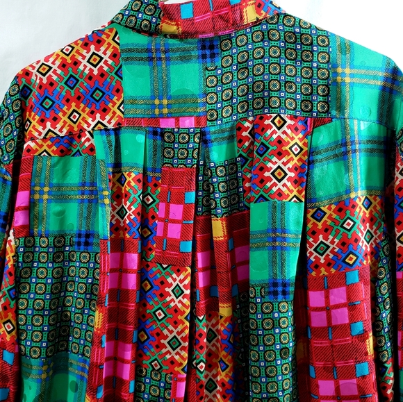 Vintage Anne Crimmins for UMI Silk Shirt Dress - Picture 3 of 5